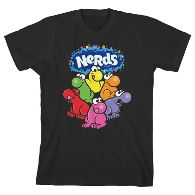 Nerds Candy Nerd Group Boy's Black T-shirt 4 Nerds Candy Nerd Group Boy's Black T-shirt - Image 2