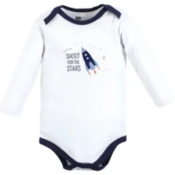 Hudson Baby Infant Boy Cotton Long-Sleeve Bodysuits, Space 3-Pack -Kids Clothing Store GUEST be5dd9d6 a1a6 4e23 bb4c 8064af542a3f