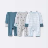 Baby Boys' 3pk Basic Romper - Cloud Island™ Sky Blue Preemie -Kids Clothing Store GUEST be6b81e4 8831 48b1 ae74 fdc0d1d8070b