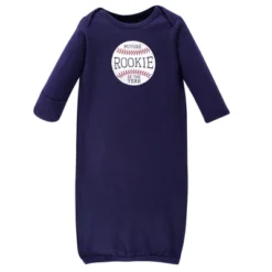 Hudson Baby Infant Boy Cotton Long-Sleeve Gowns 4pk, Baseball, 0-6 Months -Kids Clothing Store GUEST bf044e40 4d68 4076 a2ee 3f3c4a2a2817