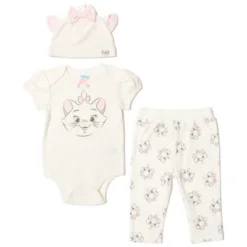 Disney Classics Winnie The Pooh Lion King Bambi Baby Bodysuit Pants And Hat 3 Piece Outfit Set Newborn To Infant -Kids Clothing Store GUEST bf536cc2 63c4 437d 9e2f fead0417778f