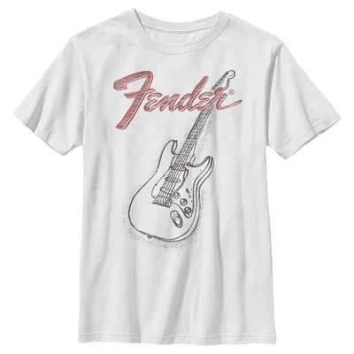Boy's Fender Guitar Sketch T-Shirt 5 Boy's Fender Guitar Sketch T-Shirt - Image 3