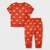 Baby 2pc French Terry Short Sleeve Top & Bottom Set - Cat & Jack™ Orange -Kids Clothing Store GUEST c1492395 59d3 435f 8694 3d603b03fc33