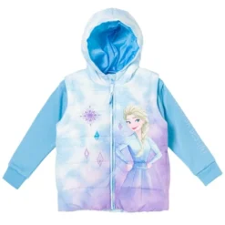 Disney Frozen Elsa Girls Zip Up Vest 2fer Jacket Little Kid -Kids Clothing Store GUEST c48ea21f e16a 492e 81fe b19c7ca1b89a