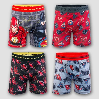 Boys' DC Comics The Flash 4pk Boxer Briefs 6 Boys' DC Comics The Flash 4pk Boxer Briefs - Image 4