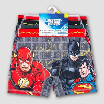 Boys' DC Comics The Flash 4pk Boxer Briefs 3 Boys' DC Comics The Flash 4pk Boxer Briefs