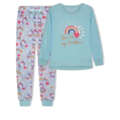 Sleep On It Girls My Sunshine Soft Fleece 2-Piece Pajama Sleep Set -Kids Clothing Store GUEST c6aa6a65 0c11 488e 8ca8 0ef77b28b772