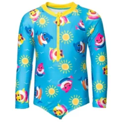 Pinkfong Baby Shark Girls Zip Up One Piece Bathing Suit Toddler -Kids Clothing Store GUEST c7abc894 c131 4fa7 ae26 456fb999f945