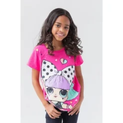 L.O.L. Surprise! Girls 3 Pack Graphic T-Shirts Little Kid To Big Kid
