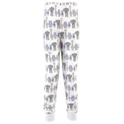 Hudson Baby Toddler And Kids Girl Cotton Pajama Set, Pink Safari