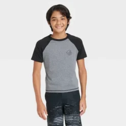 Boys' Raglan Flatlock Short Sleeve Swim Shirt - Art Class™ Black 7 Boys' Raglan Flatlock Short Sleeve Swim Shirt - Art Class™ Black -Kids Clothing Store GUEST cb24ad27 a497 4bef b916 bb0a889192e9