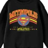Superman Metropolis All American Athletics Crew Neck Long Sleeve Black Youth Tee -Kids Clothing Store GUEST cde58bd1 e514 4020 98d1 ce9d8cabe67a