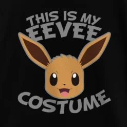 Girl's Pokemon Halloween This Is My Eevee Costume T-Shirt