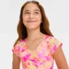 Girls' 'Sunshine Sorbet' Tie-Dye Bikini Set - Art Class™