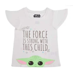 Star Wars The Mandalorian Girl's 3-Pack Come To The Cute Side Baby Yoda Bow Strap Tank Top, Ruffle Sleeve Tee And Casual Shorts For Kids -Kids Clothing Store GUEST ce946cd9 cf01 4ecf b322 845d5342314f