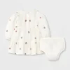 Baby Girls' Floral Embroidered Dress & Bottom Set - Cat & Jack™ Cream -Kids Clothing Store GUEST cf294a9e 90a7 4abe bbc4 7d52d776157f