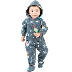 Footed Pajamas - Merry Gnomes Infant Hoodie Fleece Onesie -Kids Clothing Store GUEST cffaa7c3 f74c 435f a510 cf05c11a1d35