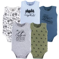 Yoga Sprout Baby Boy Cotton Bodysuits 5pk, Adventure -Kids Clothing Store GUEST d2c46c69 51e6 4e99 bccb a5b7f2c1a473