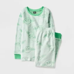 Girls' Star Wars: The Mandalorian The Child 2pc Gifting Pajama Set - Green -Kids Clothing Store GUEST d2e09525 59ff 4f94 bd15 827d144acf25