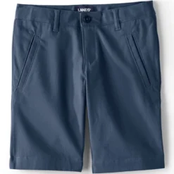 Lands' End School Uniform Girls Stretch Chino Bermuda Shorts -Kids Clothing Store GUEST d2fdd078 f043 4a14 8722 76bb4c2631c2