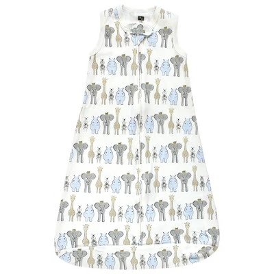 Hudson Baby Infant Boy Interlock Cotton Sleeveless Sleeping Bag, Blue Royal Safari 4 Hudson Baby Infant Boy Interlock Cotton Sleeveless Sleeping Bag, Blue Royal Safari - Image 2