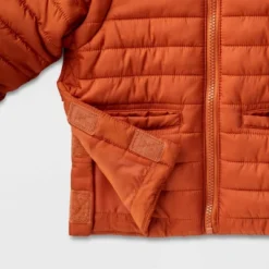 Toddler Adaptive Puffer Jacket - Cat & Jack™ Orange -Kids Clothing Store GUEST d7a3fc56 7272 4d16 b033 27ad72b8f7ac