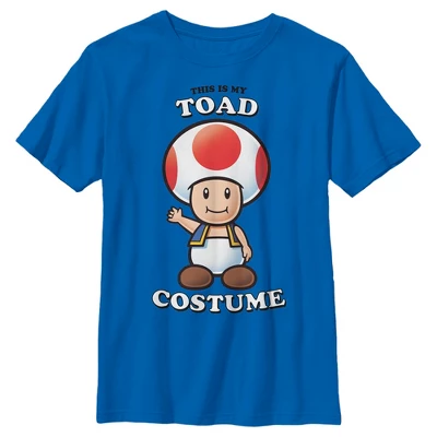 Boy's Nintendo This Is My Toad Costume T-Shirt 6 Boy's Nintendo This Is My Toad Costume T-Shirt - Image 4