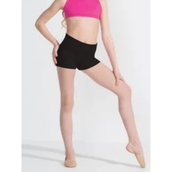 Capezio Team Basics Fold-Over Boyshort - Girls