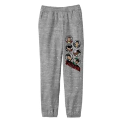 Shazam! Character With Circle Frame And Logo Name Youth Athletic Heather Graphic Jogger Pants -Kids Clothing Store GUEST db7552df fc1e 4f28 b392 06a3a351075c