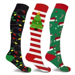 Copper Zone Fun Holiday Cheer Knee High Compression Socks - Great Stockin Stuffers - 3 Pair Pack -Kids Clothing Store GUEST db838d41 6908 4bbb 89ac aeee68955497