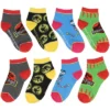 Jurassic Park Socks Kids T-Rex Dinosaur World Ankle No Show Socks - 4 Pack Multicoloured -Kids Clothing Store GUEST dc0a6dc6 2095 4f8f 8b43 c844b6292c3c
