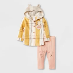 Baby Girls' Disney Winnie The Pooh Solid Top And Bottom Set - Pink -Kids Clothing Store GUEST dd2de407 782d 4088 86cc fdca98c1d387