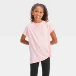 Girls' Short Sleeve Gym T-Shirt - All In Motion™ -Kids Clothing Store GUEST df4fefd5 770e 4494 9069 0907659993b3