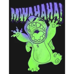 Girl's Lilo & Stitch Mwahaha Halloween Horror T-Shirt