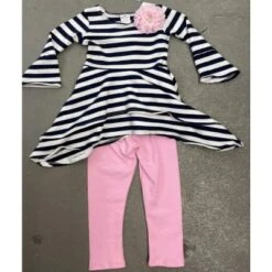 Girls Parisian Chic Sidetail Tunic & Legging Set - Mia Belle Girls -Kids Clothing Store GUEST e2030704 e1b9 4987 8567 364aee095d92