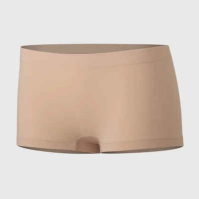 Hanes Girls’ Tween Underwear Seamless Boyshort Pack, Neutrals, 4-Pack - Colors May Vary 5 Hanes Girls’ Tween Underwear Seamless Boyshort Pack, Neutrals, 4-Pack - Colors May Vary - Image 3