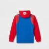Boys' Nintendo Super Mario Cosplay Sweatshirt - Royal Blue/Red