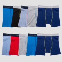 Hanes Boys' 10pk Boxer Briefs - Colors May Vary -Kids Clothing Store GUEST e5108a5f ca96 4808 89a1 3924d0f66b59
