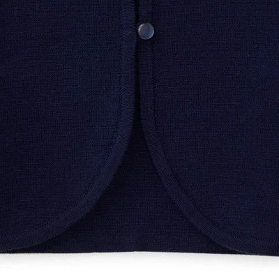 Hope & Henry Girls' Cropped Curved Hem Cardigan, Infant 4 Hope & Henry Girls' Cropped Curved Hem Cardigan, Infant - Image 2