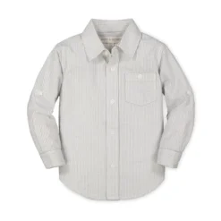 Hope & Henry Boys' Poplin Button Down Shirt, Infant -Kids Clothing Store GUEST e61d0b2e 8c3d 4fde aa4f 75ed6cab6092
