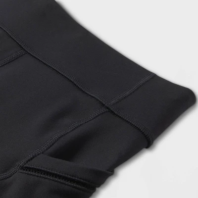 Girls' Side Pocket Cropped Leggings - All In Motion™ 4 Girls' Side Pocket Cropped Leggings - All In Motion™ - Image 2