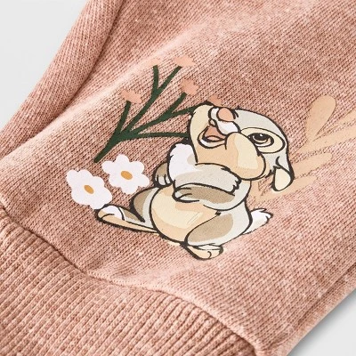 Baby Girls' 2pc Disney Bambi Top And Bottom Set - Light Brown 6 Baby Girls' 2pc Disney Bambi Top And Bottom Set - Light Brown - Image 4