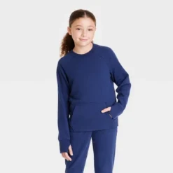 Girls' Ponte Crew Sweatshirt - All In Motion™ -Kids Clothing Store GUEST e82f90ec 8f22 4941 ab8a 5742bfb95e83