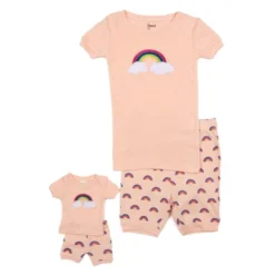 Leveret Girls And Doll Matching Short Pajamas -Kids Clothing Store GUEST e9b6955d da5d 4f20 8f9d c51a83d6e5a5