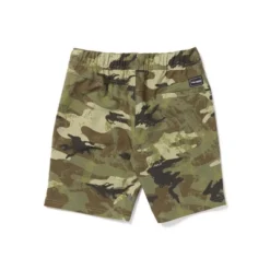 Volcom Boys Elastic Waist Printed Hybrid Shorts