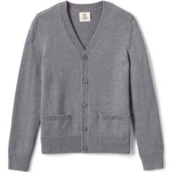 Lands' End School Uniform Boys Cotton Modal Button Front Cardigan Sweater 8 Lands' End School Uniform Boys Cotton Modal Button Front Cardigan Sweater -Kids Clothing Store GUEST eb11b5b9 2681 4189 a397 216466a1f3ce