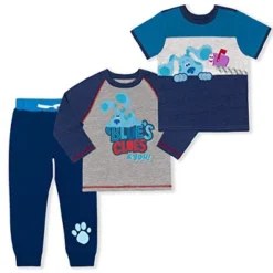 Nickelodeon Boy's 3-Pack Blue's Clues & You Long And Short Sleeve Graphic Tees And Jogger Pant Set For Toddlers -Kids Clothing Store GUEST ec213ca8 caaf 4cf9 a225 8b1c6d3385ef