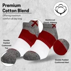 Basix, Kids Ankle Sock Low Profile Cotton Comfort Cushion Fit 5 Pack, 4-10 Years -Kids Clothing Store GUEST eea45297 d74d 4abe b50d aaf4b53dad98