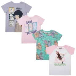Naruto Youth Girls 4 Pack Tee -Kids Clothing Store GUEST f05b10c2 a680 469d b175 9bbaac36e038
