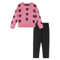 Andy & Evan Toddler Girls Hearts Sweater Set -Kids Clothing Store GUEST f11ef3eb 6a76 40b8 99c2 bcf84c01003a